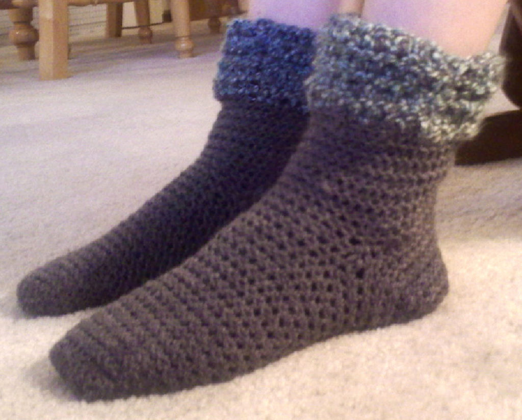 Crochet Bootsy Sock Pattern