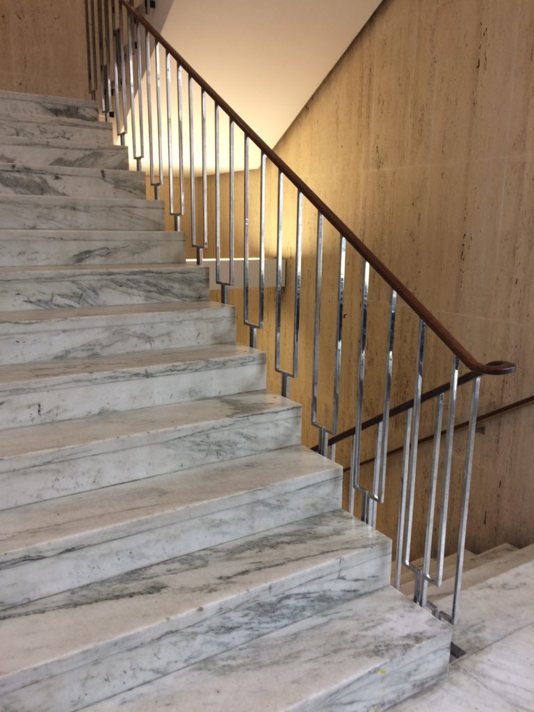 Stairway in Interior of McGregor Memorial Conference Center; Wayne State University; Detroit, Mi