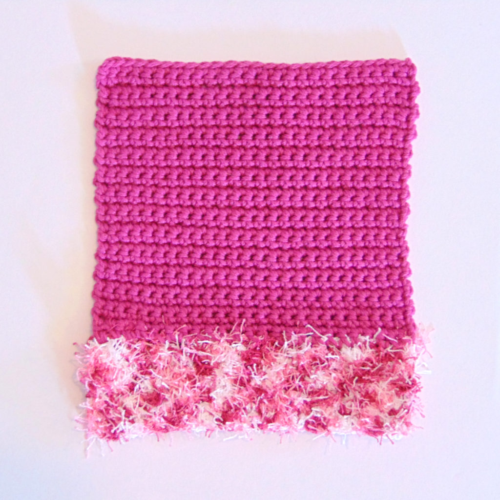 Double Duty Scrubber Free Crochet Pattern by www.CityFarmhouseStudio.com