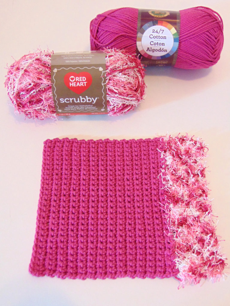 Double Duty Scrubber Free Crochet Pattern by www.CityFarmhouseStudio.com