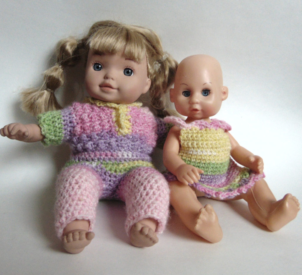 Free Crochet Pattern No More Naked Dolls by www.CityFarmhouseStudio.com