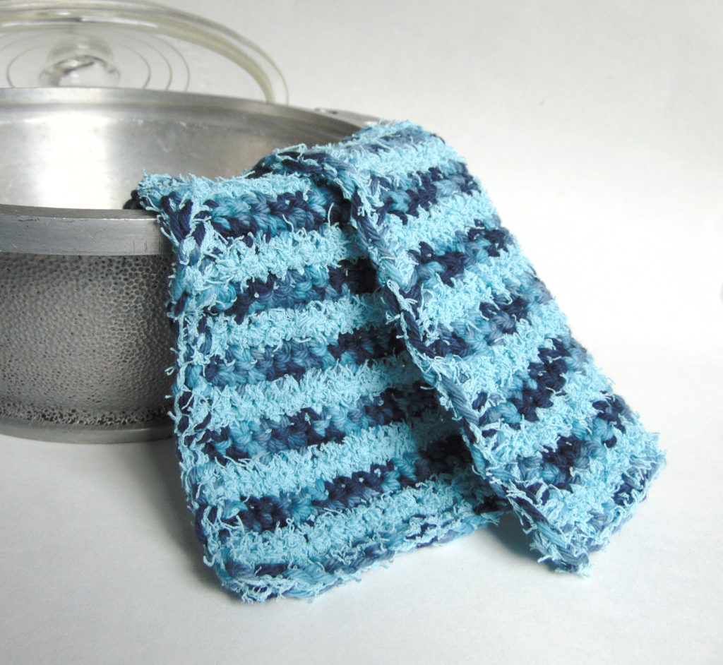 Crochet By the Ocean Dish Cloth by www.CityFarmhouseStudio.com