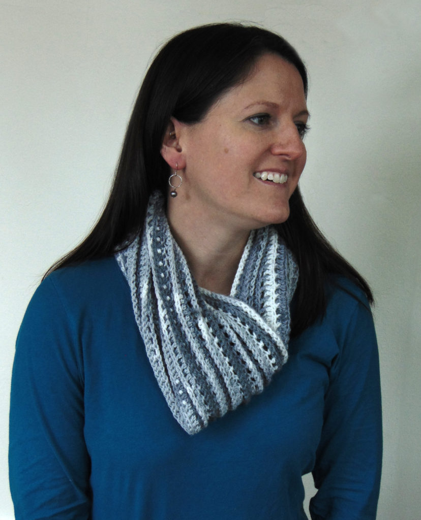 Modern Love Scarf free crochet pattern by www.CityFarmhouseStudio.com